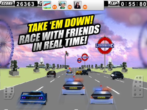 A Cop Chase Car Race 3D PRO 2