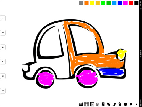 Vehicle Coloring Book for Children