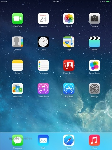 iOS 7 - Home