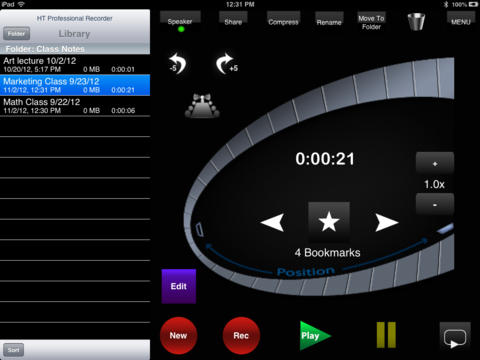 HT Recorder for iPad