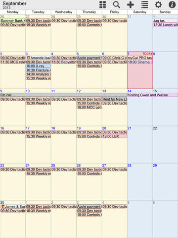 myCal PRO- Calendar & Event Organizer