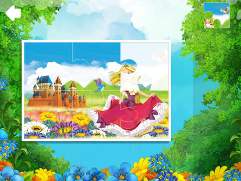 The World of Princesses. Jigsaw Puzzles for Girls