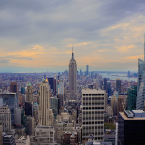 Empire State Building From Rockefeller Center