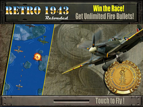 Retro 1943 Reloaded PRO - Normandy Ace Spitfire Flight Commander
