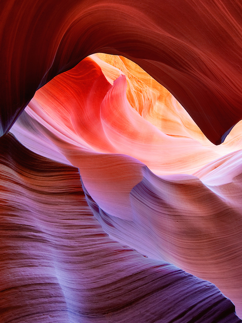 Wallpaper Antelope Canyon 480 x 640 iPaderos