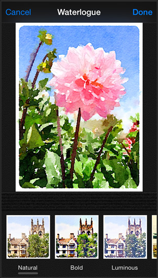 filtros fotos terceros iOS 8