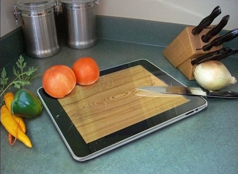 iPad absurdo 9 tabla de cortar