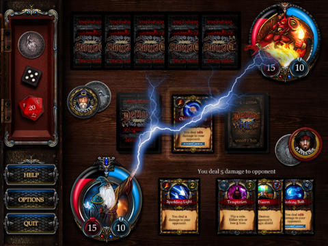Demons vs. Wizards - Magic Card & Dice Game