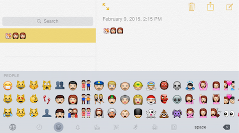 emojis iOS 8.3