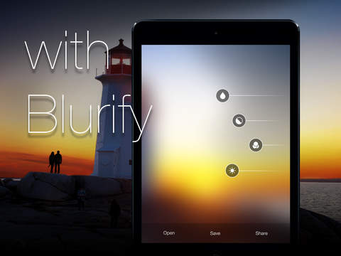 Blurify - Create custom blurred iOS 7 style background wallpapers