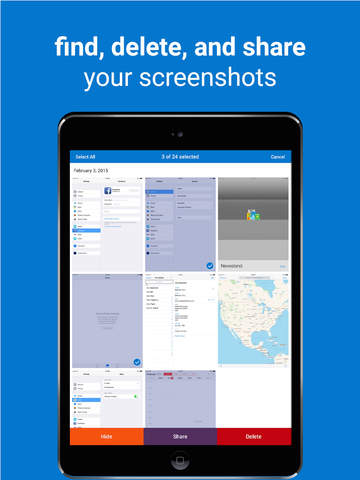 Screenshots - Find, Share, Hide, and Delete Screenshot