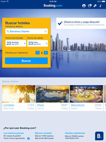 Booking.com- reserva en más de 612.000 hoteles