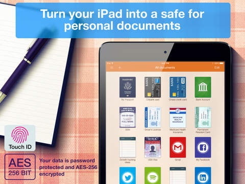 MyPocket Documents and Password Manager. Secure wallet for your personal data