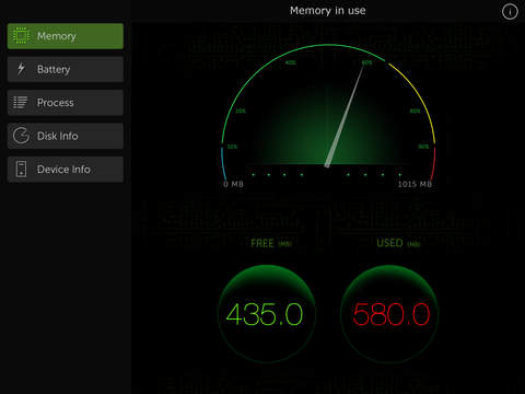 System Monitor - Battery Health, Free Memory, Used Space