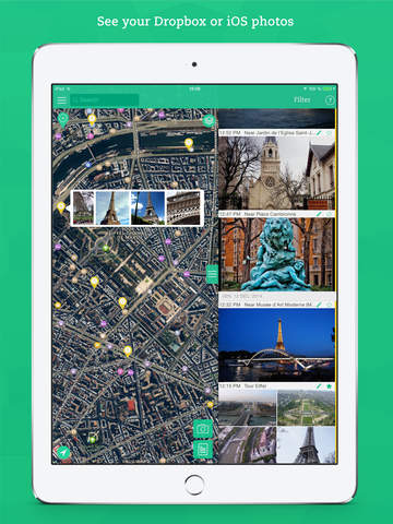IdeaPlaces for Evernote&Dropbox - Notes, photos & places on the map