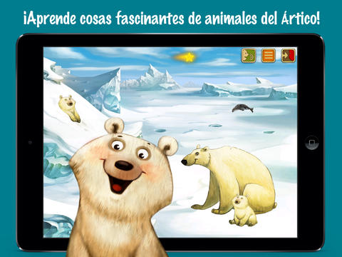 Polo Norte - Aventuras de animales para niños