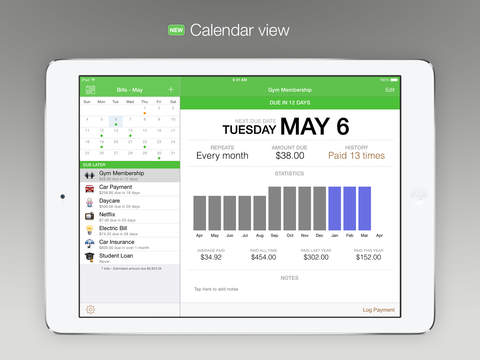 Chronicle - Bill Management & Reminders