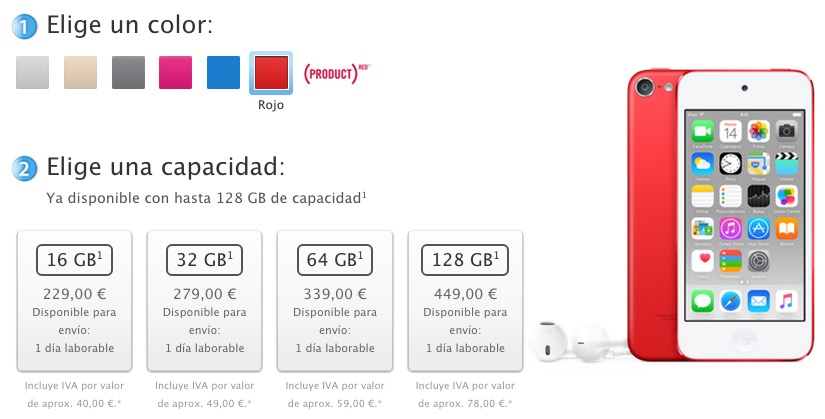 precios ipod touch 6