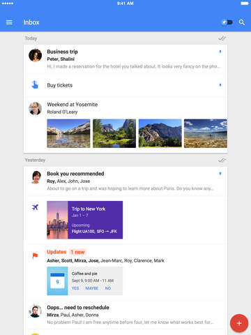 Inbox by Gmail- una nueva aplicación de correo que te ahorra trabajo