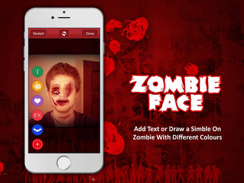 Zombie Face booth