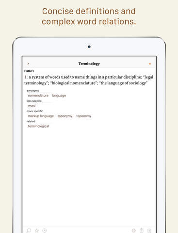 Terminology 3 - Extensible Dictionary and Thesaurus