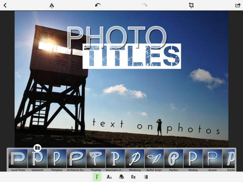 TitleFx - Write on Pictures, add Text Captions to Photos