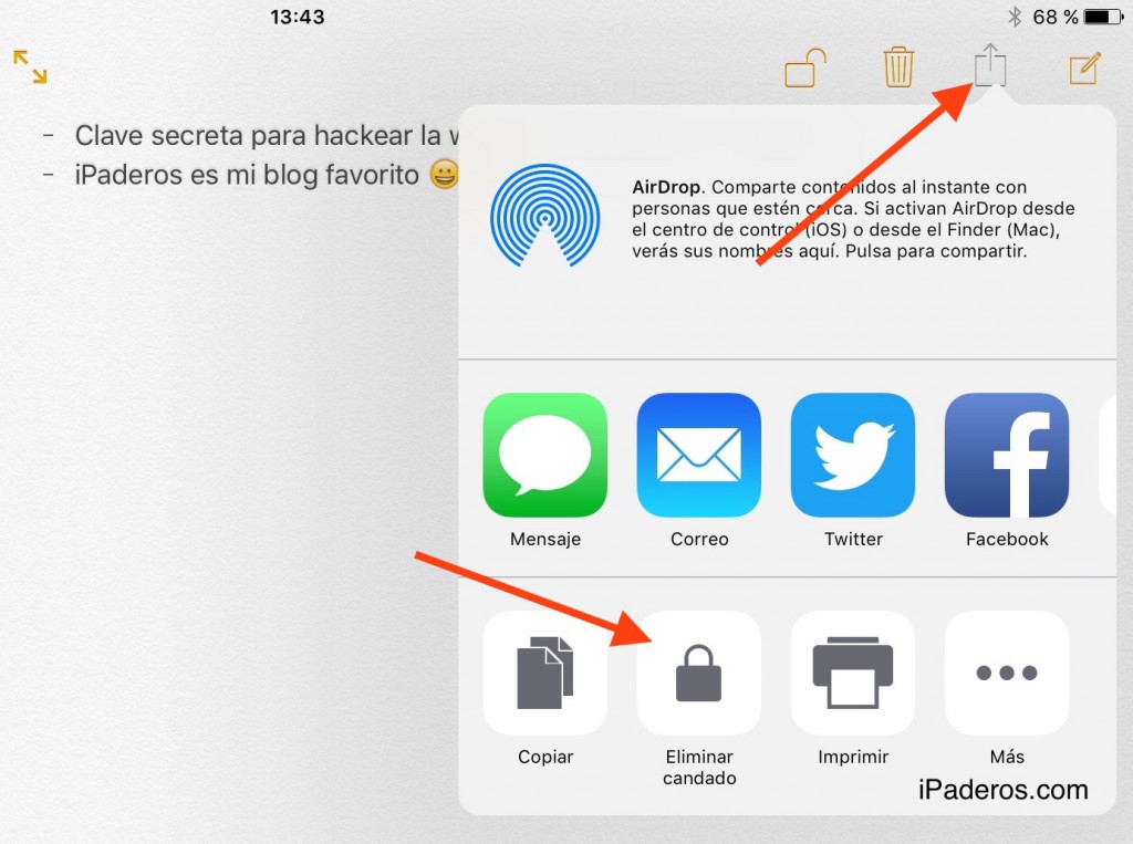 Cómo Bloquear Y Desbloquear Notas Con Touch ID Y Contraseña En IOS 9.3 ...