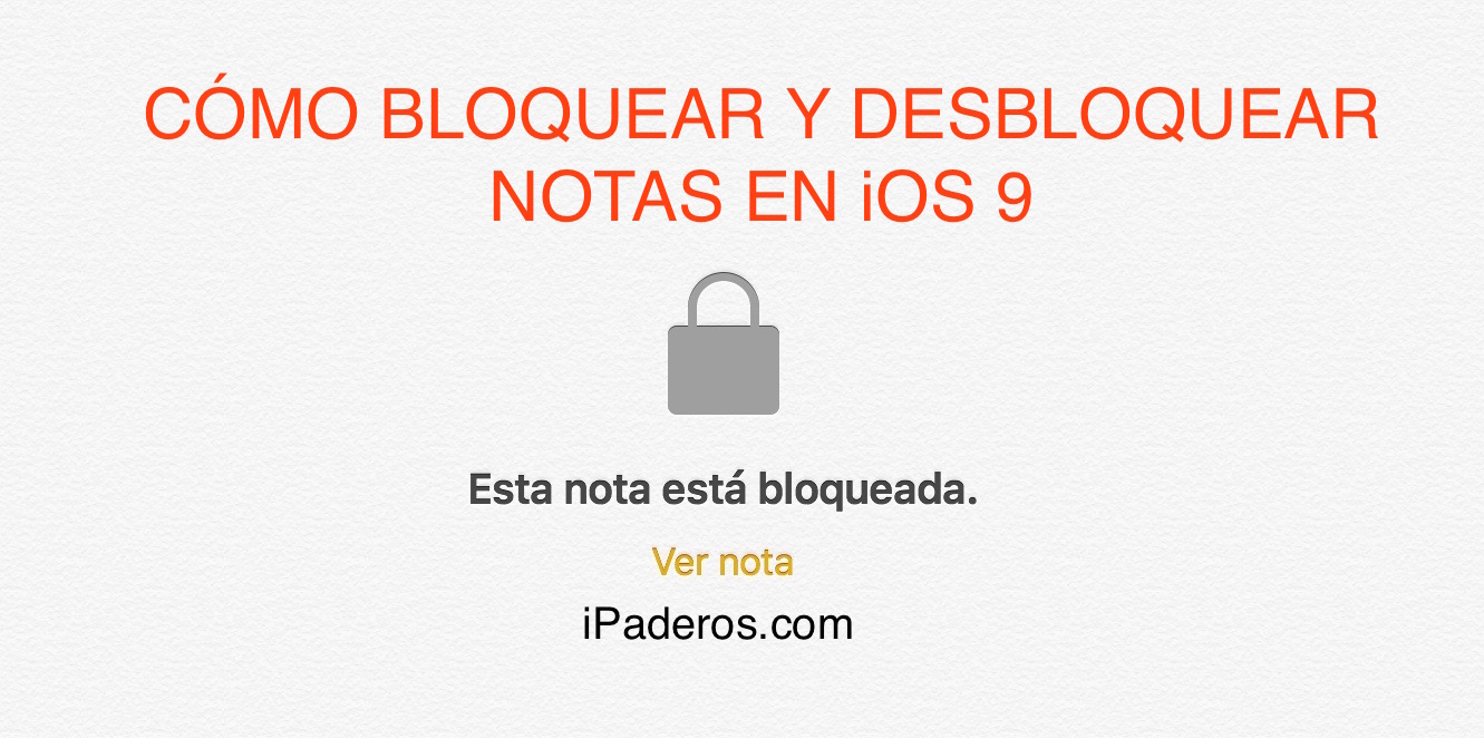 Notas Touch ID 0