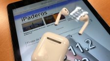 iPad Pro y AirPods con iPaderos.com abierto
