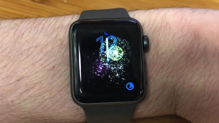 Fuegos artificiales en el Apple Watch