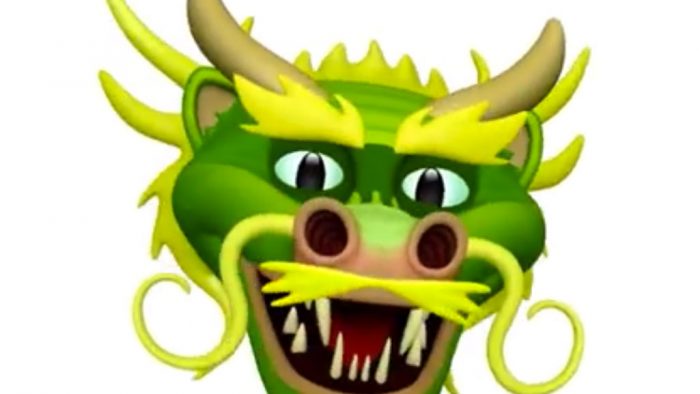 Animoji de dragón en iOS 11.3