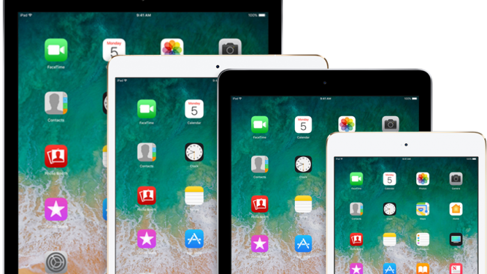 Varios modelos de iPad