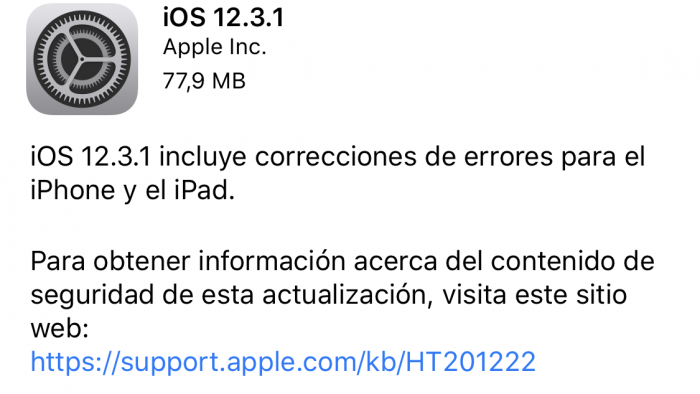 iOS 12.3.1